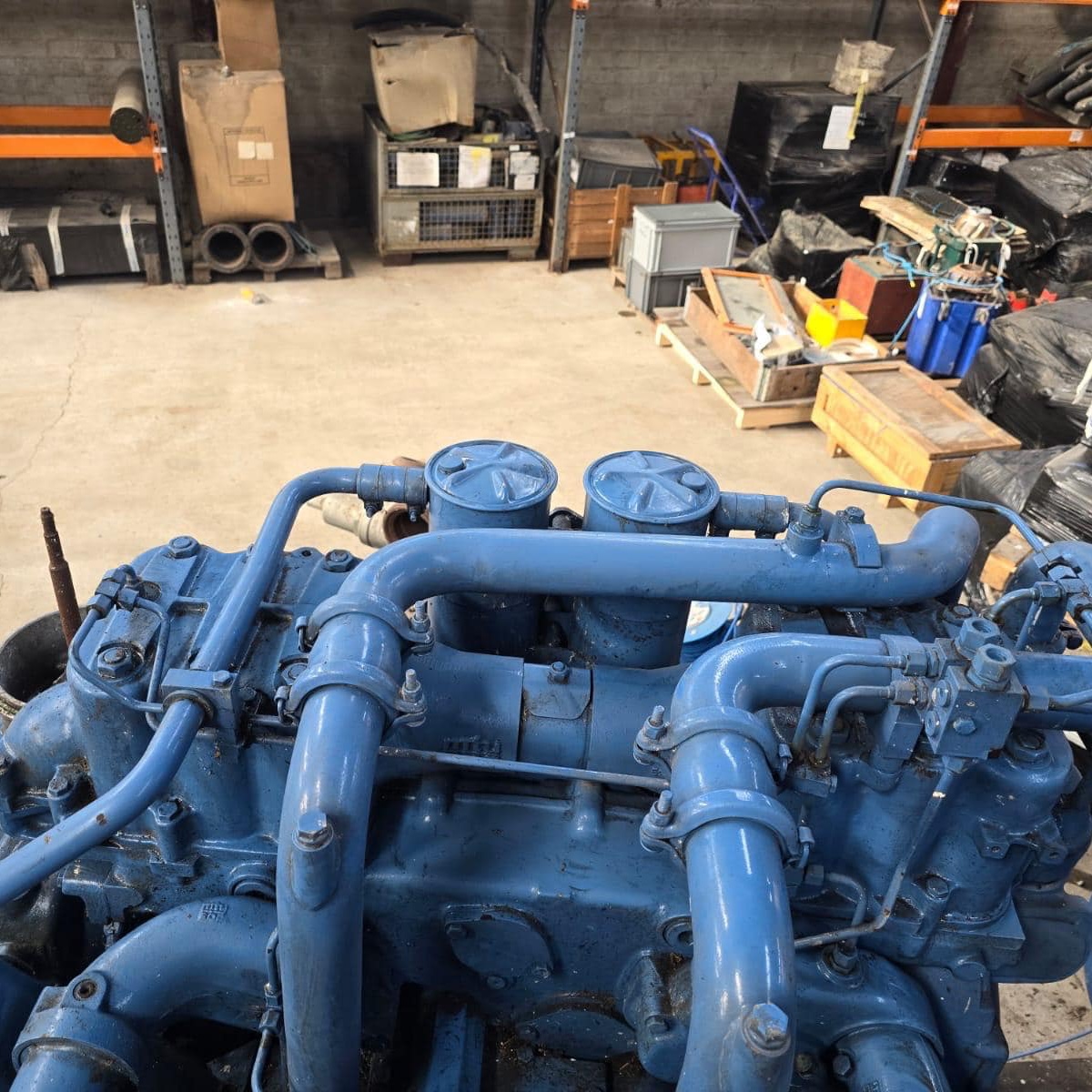 A commercial site with machinery